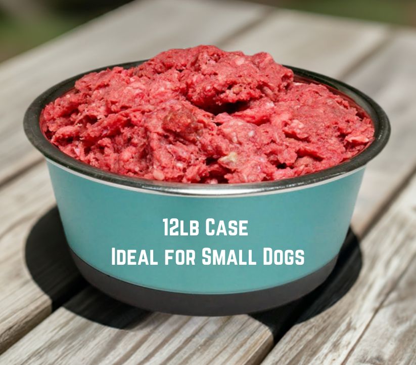 12lbs of Premium Raw Dog Food - Ideal for Small Dogs